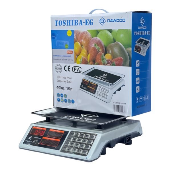 ميزان إلكتروني لحساب الأسعار