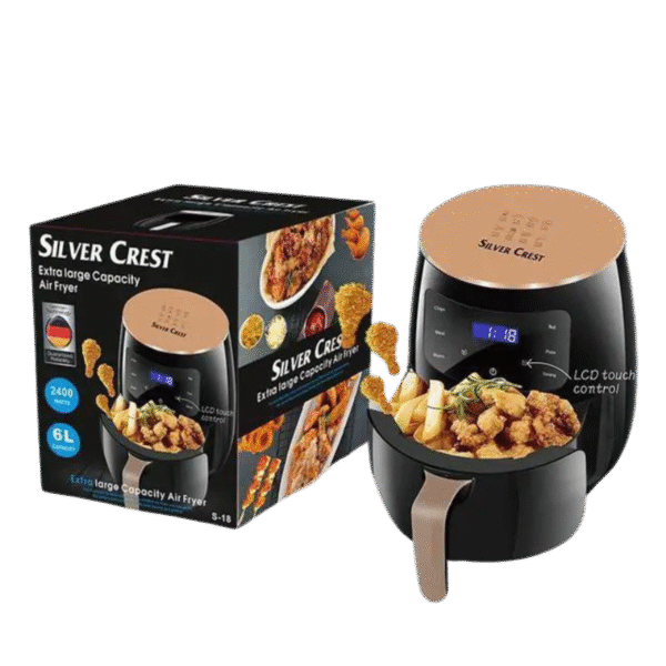 ايرفراير قلاية هوائية سيلفر كريست – سعة 6 لتر